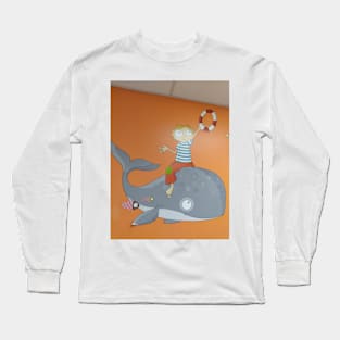 the whale and the boy t-shirt Long Sleeve T-Shirt